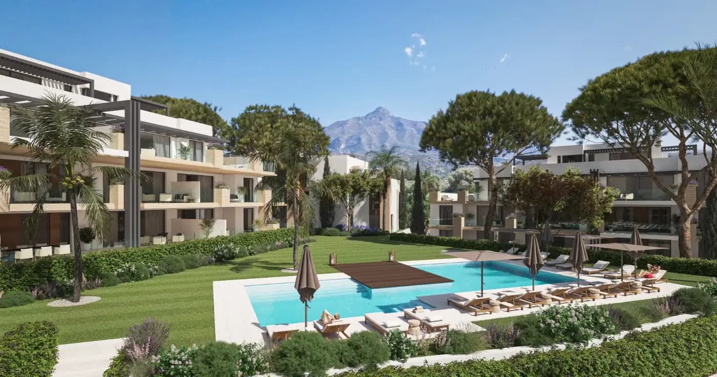 Apartamenty i Penthousy z Panoramicznym Widokiem na Morze i Górę La Concha w Nueva Andalucía