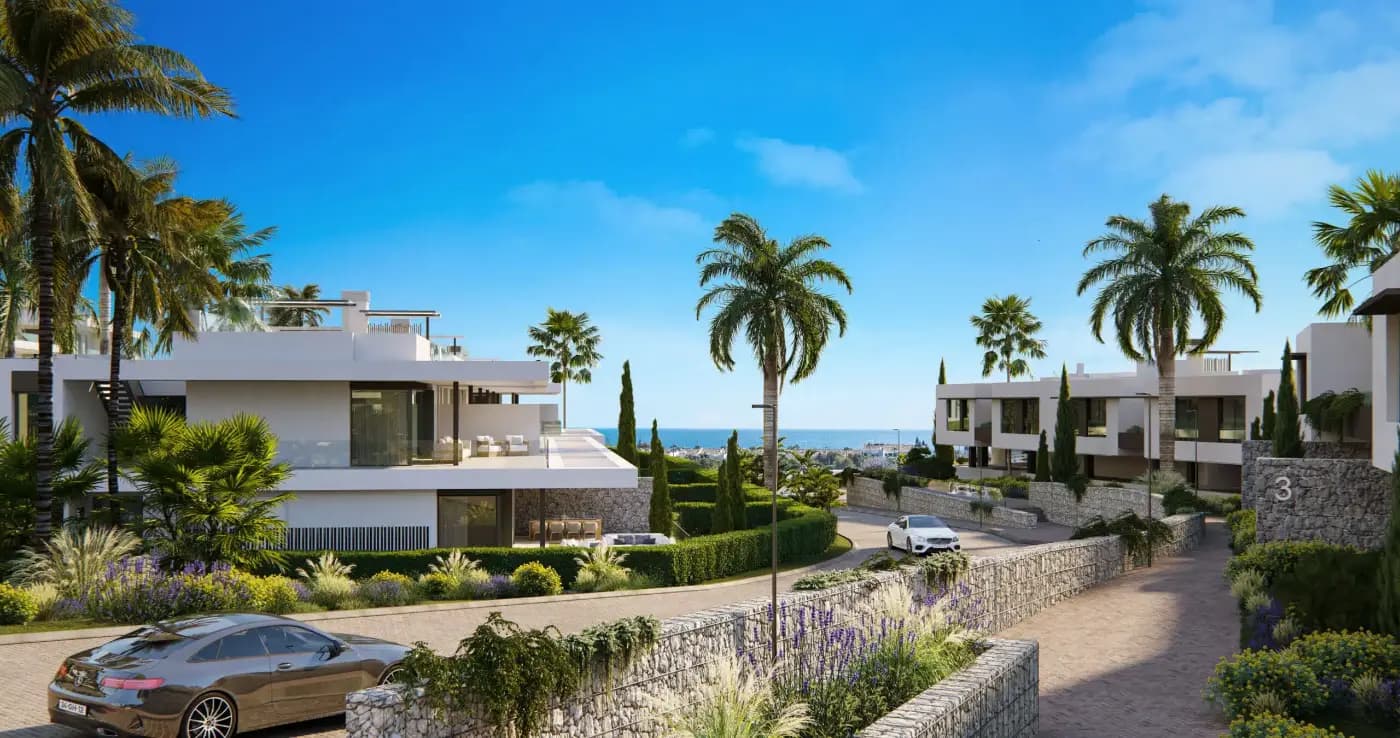 Apartamenty i Wille z Basenami Prywatnymi przy Polu Golfowym Santa Clara w Marbelli