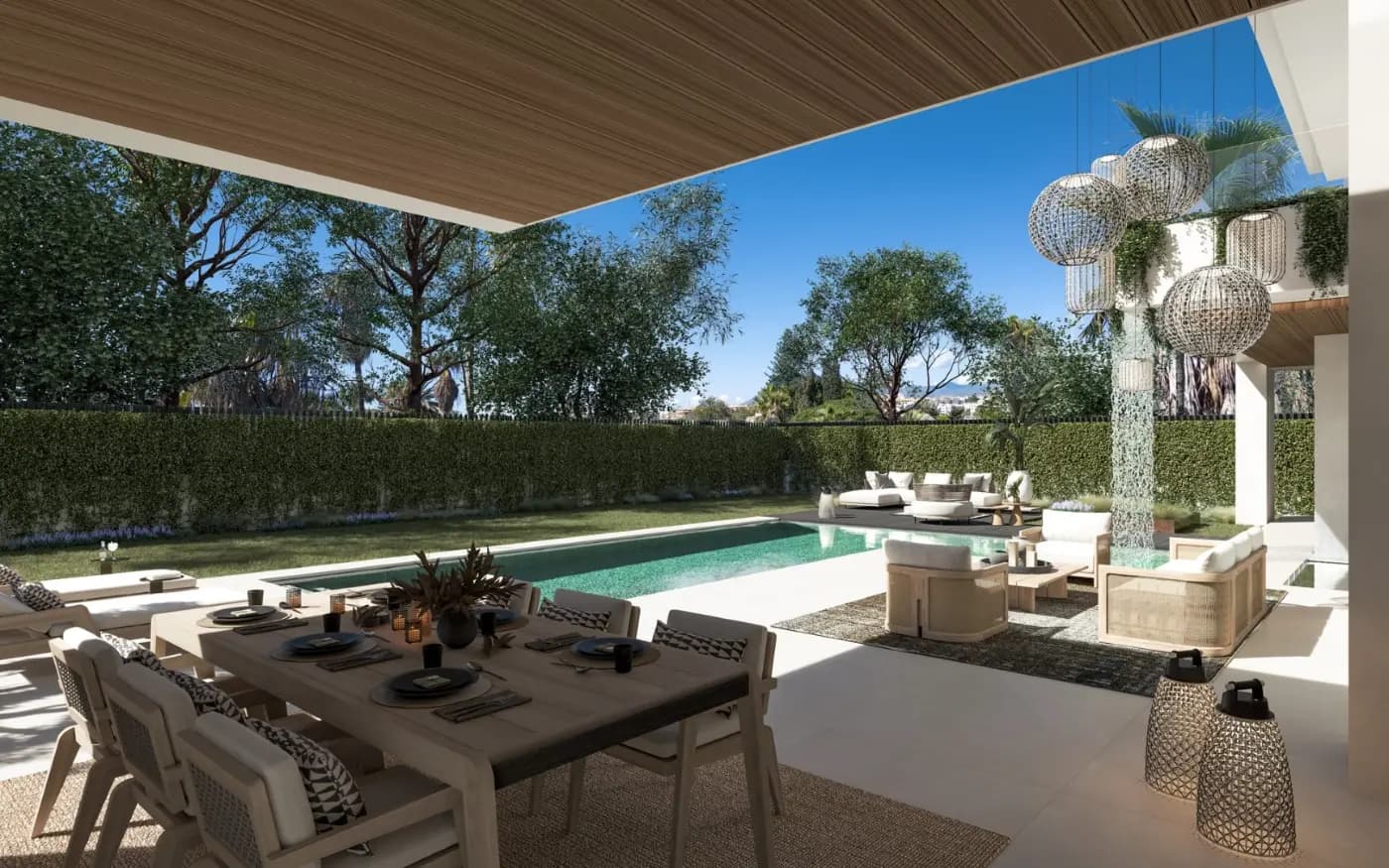 Ekskluzywne Wille z Basenem, Solarium i Windą w Cortijo Blanco, San Pedro de Alcántara