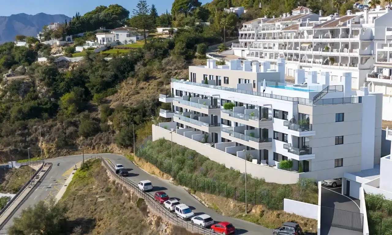 Apartamenty z Panoramicznym Widokiem na Morze w Mijas
