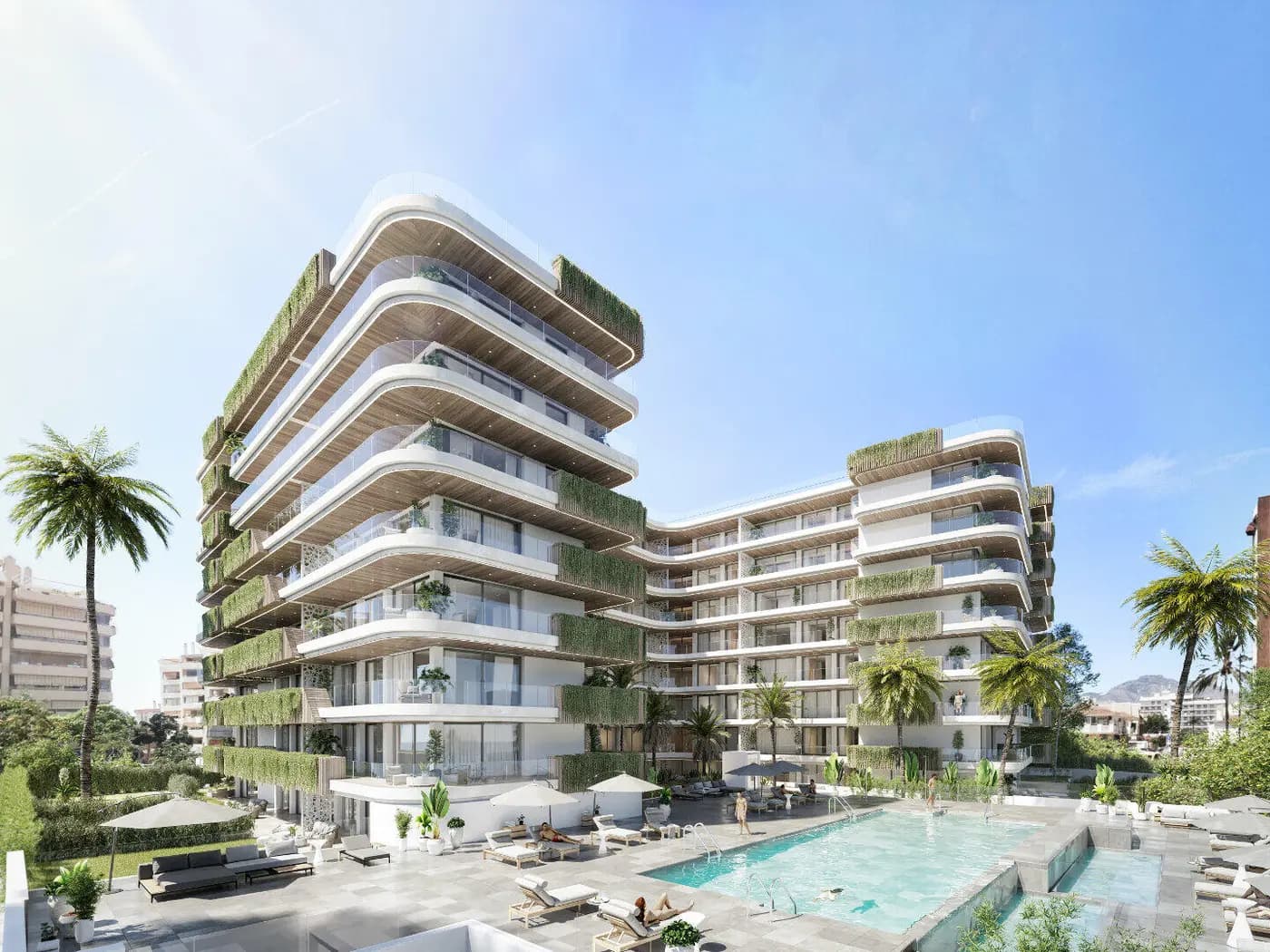 Luksusowe Apartamenty i Penthousy 100m od Morza w Fuengiroli