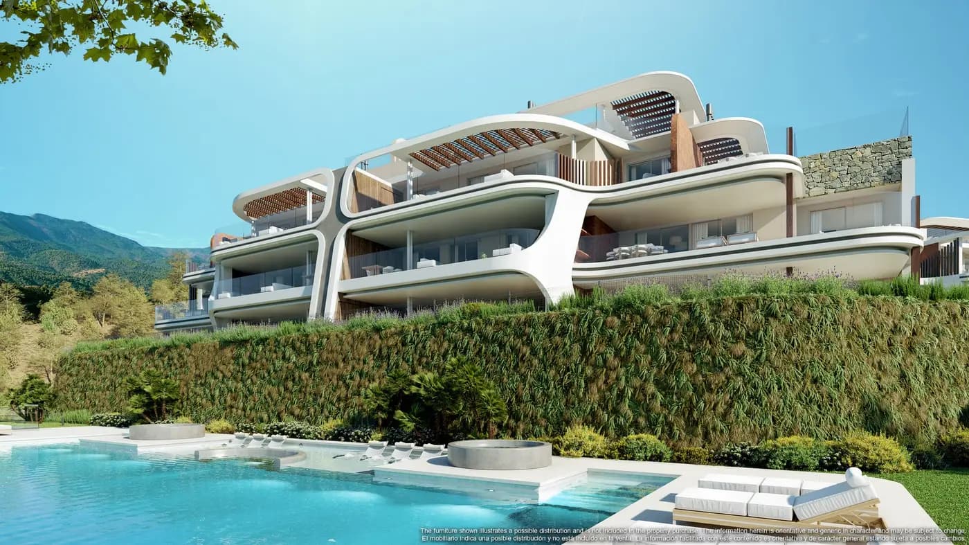 Apartamenty i penthousy z widokiem na jezioro i morze – Real de La Quinta, Benahavís