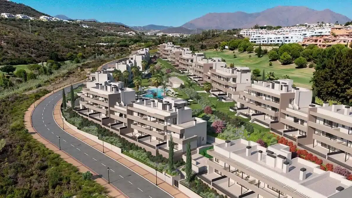 Apartamenty i penthousy w pierwszej linii golfa w Casares Costa