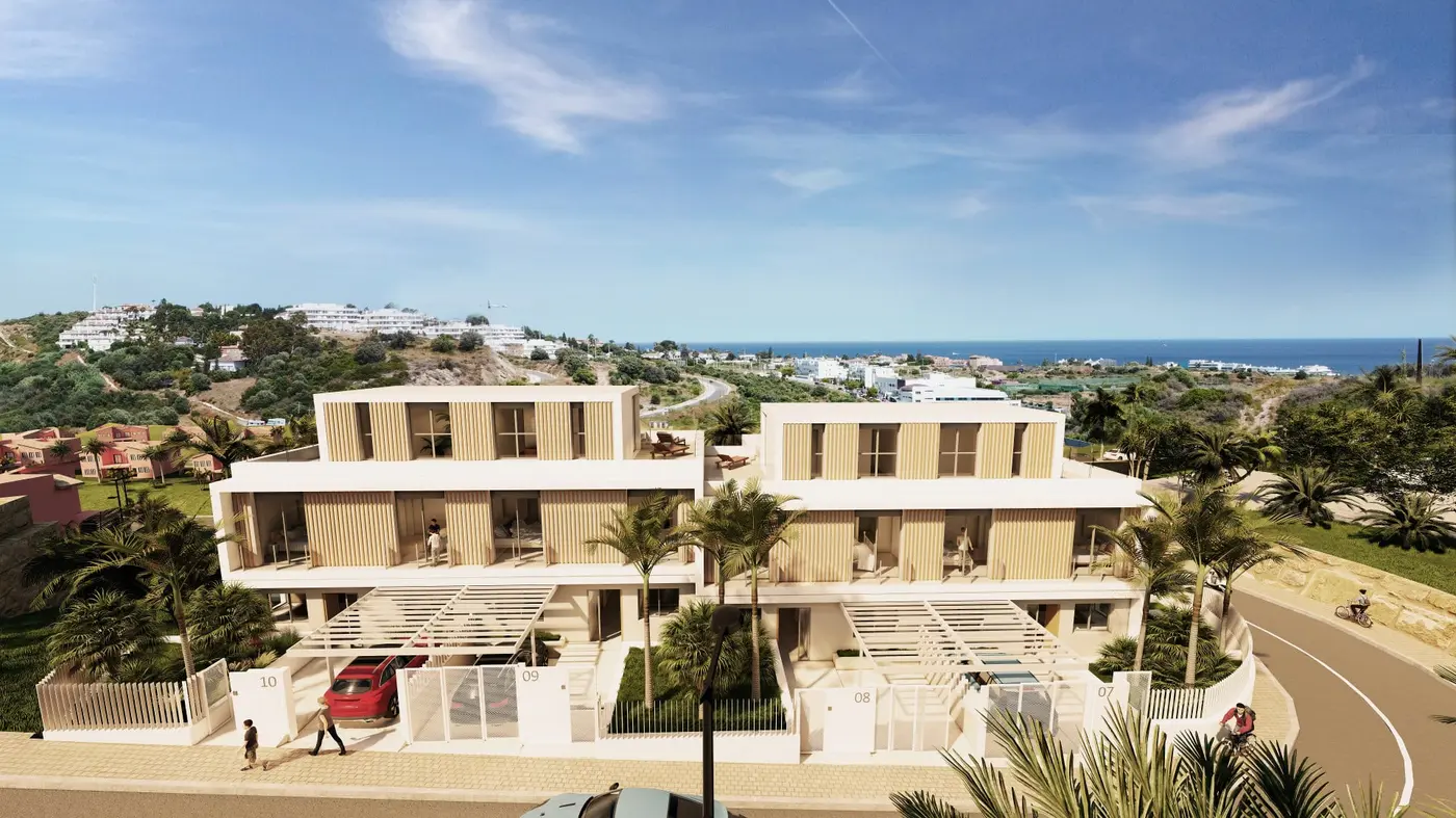 Ekskluzywne Wille Szeregowe z Widokiem na Morze i Golf – Brisas del Mar, Estepona