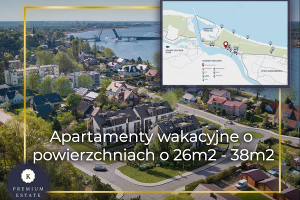 Gdańsk, Wyspa Sobieszewska, Wakacyjne apartamenty tuż  przy marinie